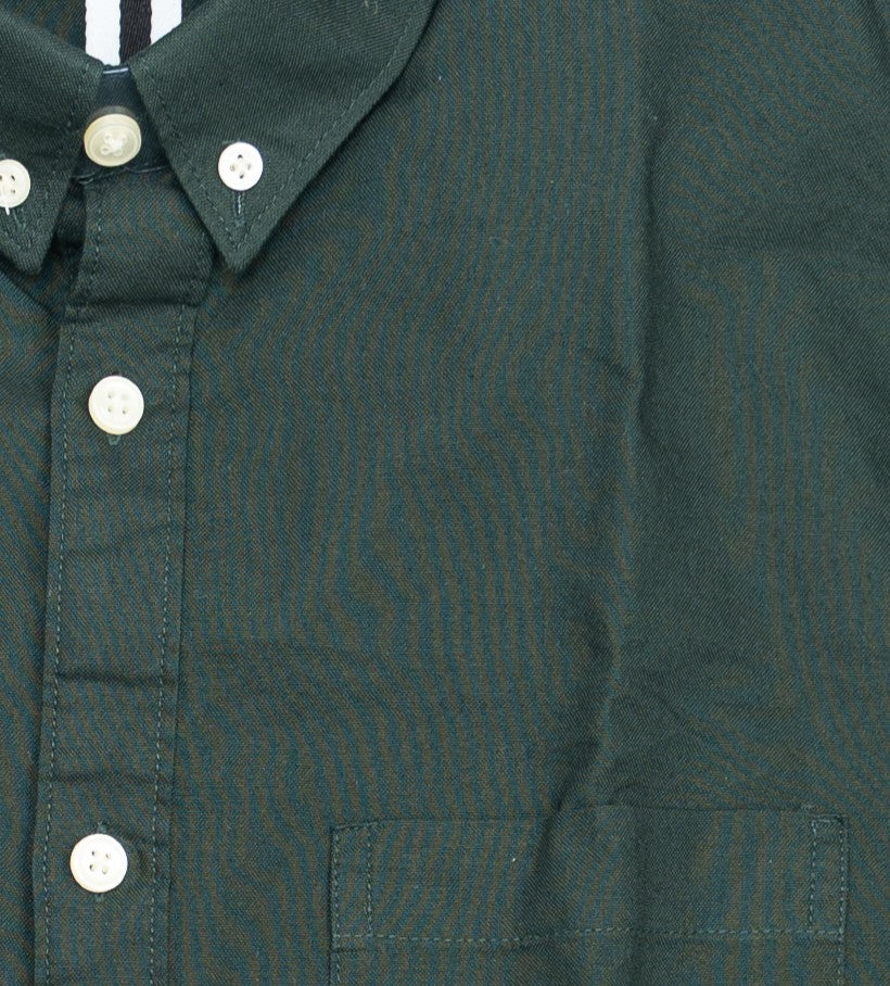 NANDi Men’s Oxford Shirt in Forest Green Premium Cotton