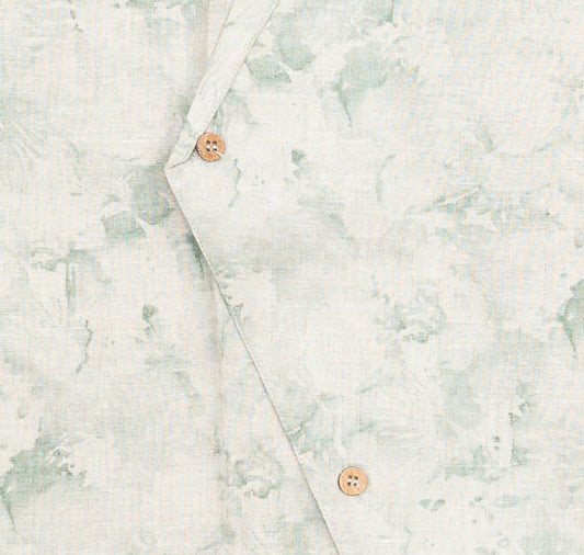 NANDi Discret Edition Crossover Linen Embroidered Shirt