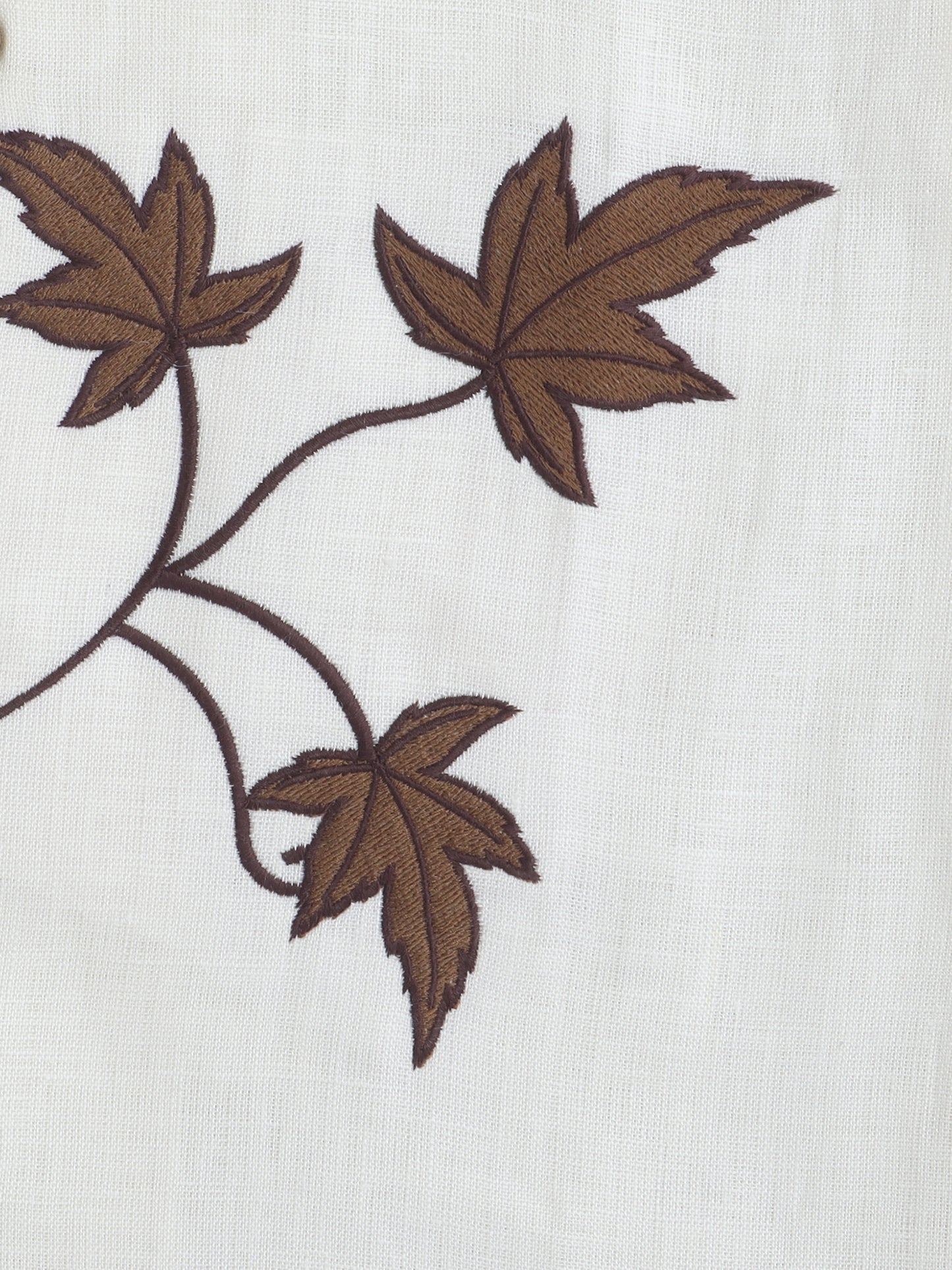 NANDi Discret Edition Linen Embroidered Shirt