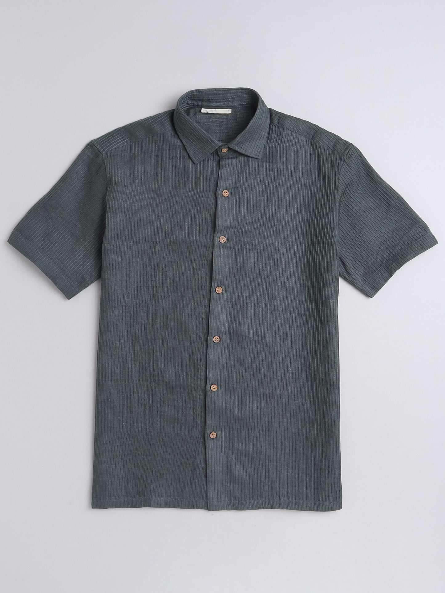 NANDi Discret Edition Linen Embroidered Shirt